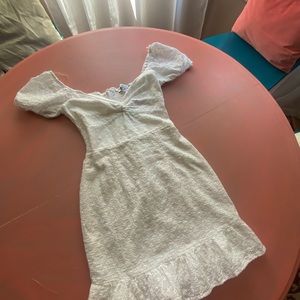 Hyfve hyfve hyfve size small bodycon white lace dress